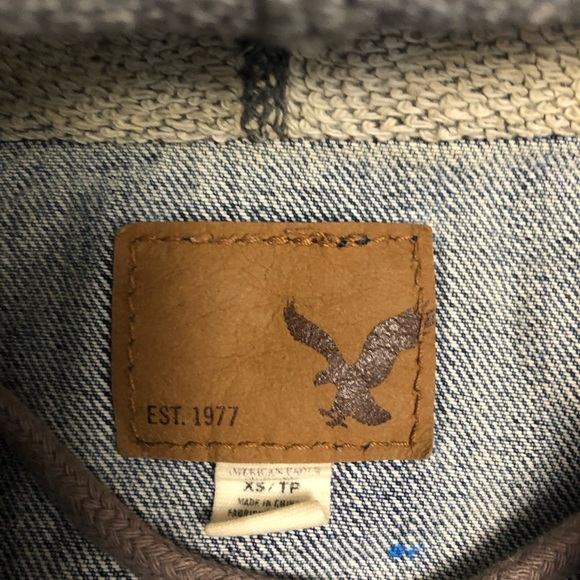 American eagle jacket grey/denim - Picture 2 of 2